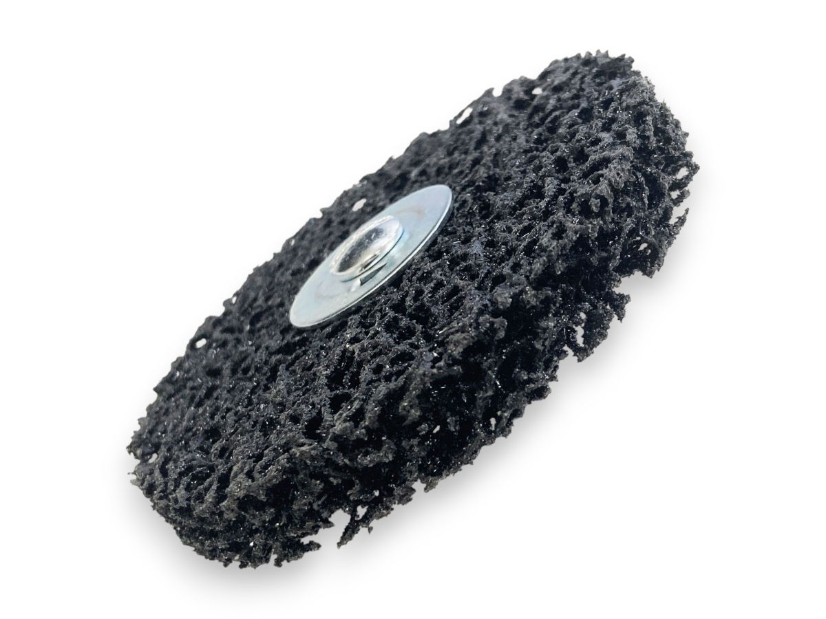 PAINT AND RUST REMOVER WHEEL 100mm x 8mm 6mm SHANK - TOOLZONE KDPAB146 thumbnail 2
