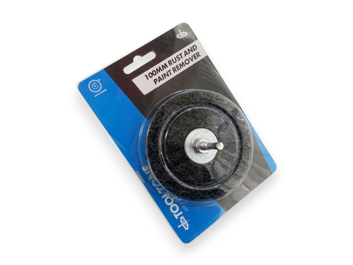 PAINT AND RUST REMOVER WHEEL 100mm x 8mm 6mm SHANK - TOOLZONE KDPAB146 thumbnail 5