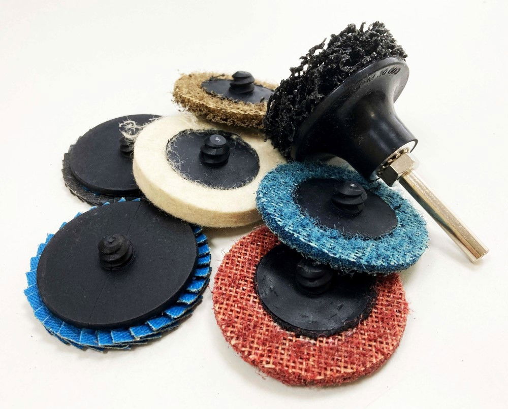 SANDING AND PREPPING SET 9 PIECES 2 36 120 GRIT 1/4 SHANK - TOOLZONE KDPAB159 thumbnail 5