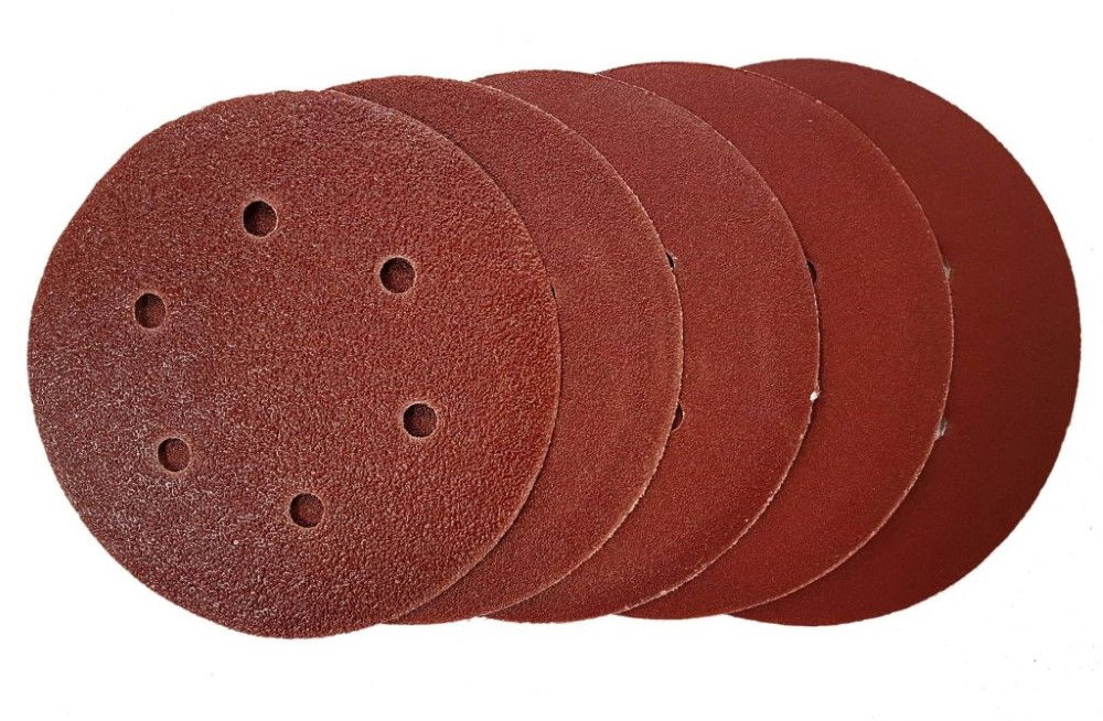 SANDING PADS HOOK AND LOOP 50 PIECES 150mm 40 80 120 180 240 GRIT - TOOLZONE KDPAB164 thumbnail 7