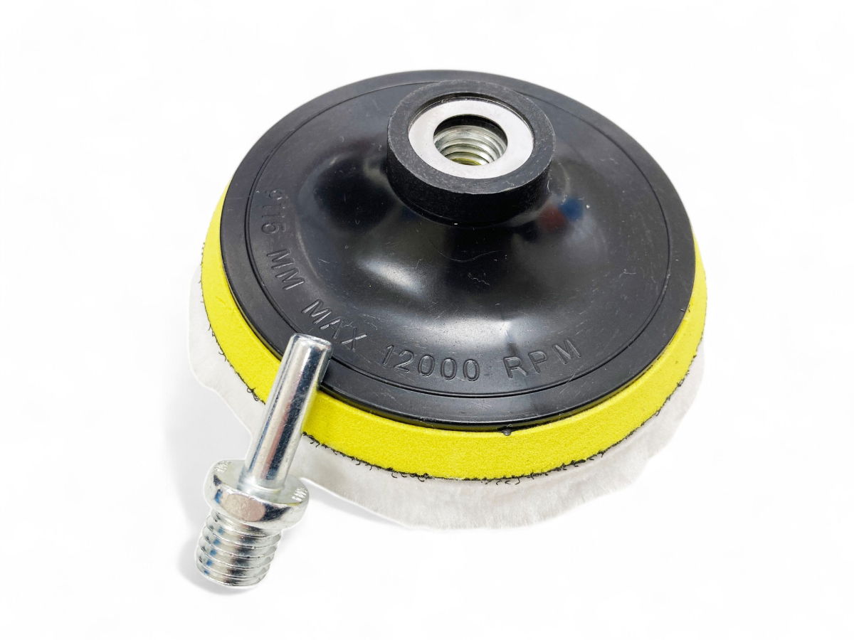SANDING AND BUFFING KIT 12 PIECES 115mm WITH M14 ARBOR - TOOLZONE KDPAB171 thumbnail 6