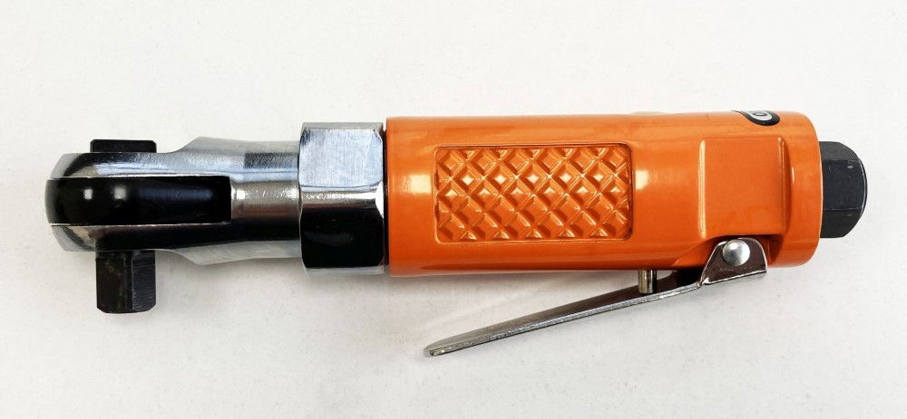 AIR RATCHET STUBBY 3/8 DRIVE ORANGE - TOOLZONE KDPAT002 thumbnail 3