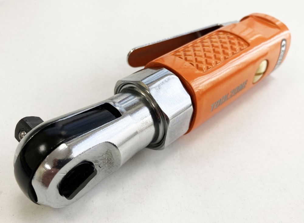 AIR RATCHET STUBBY 3/8 DRIVE ORANGE - TOOLZONE KDPAT002 thumbnail 6