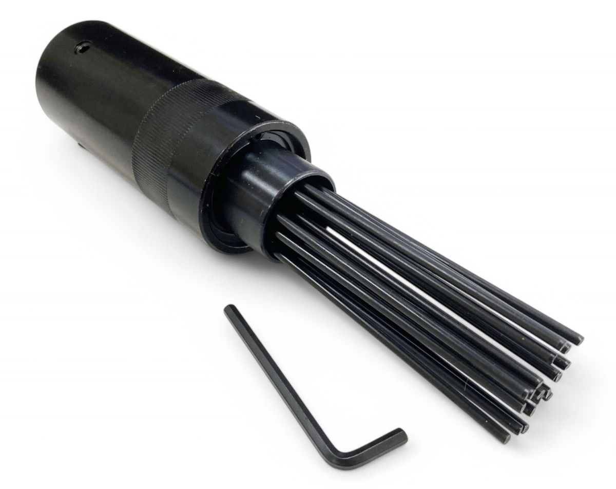 AIR NEEDLE DESCALER ATTACHMENT FOR AIR HAMMER CHISEL - TOOLZONE KDPAT012 thumbnail 3