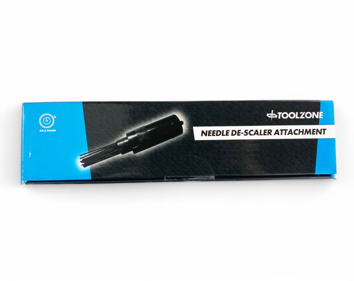 AIR NEEDLE DESCALER ATTACHMENT FOR AIR HAMMER CHISEL - TOOLZONE KDPAT012 thumbnail 4