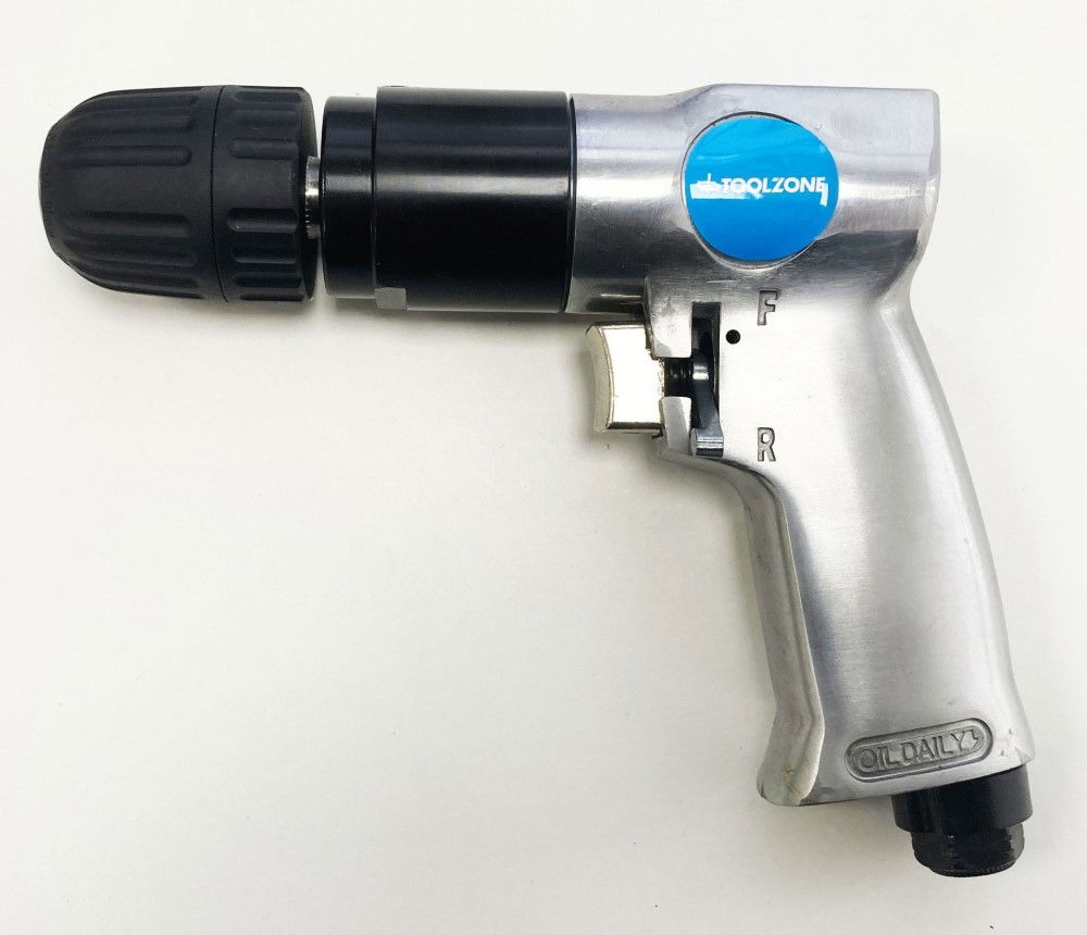 REVERSIBLE AIR DRILL 3/8 CHUCK - TOOLZONE KDPAT018 thumbnail 3