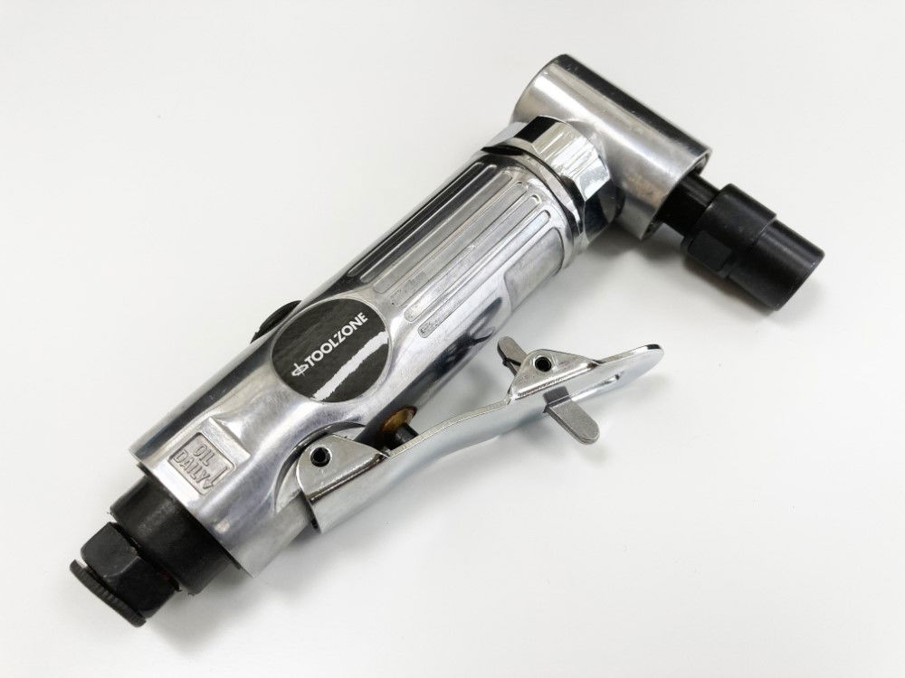 ANGLE AIR DIE GRINDER 15 PIECES 1/4 CHUCK - TOOLZONE KDPAT020 thumbnail 3