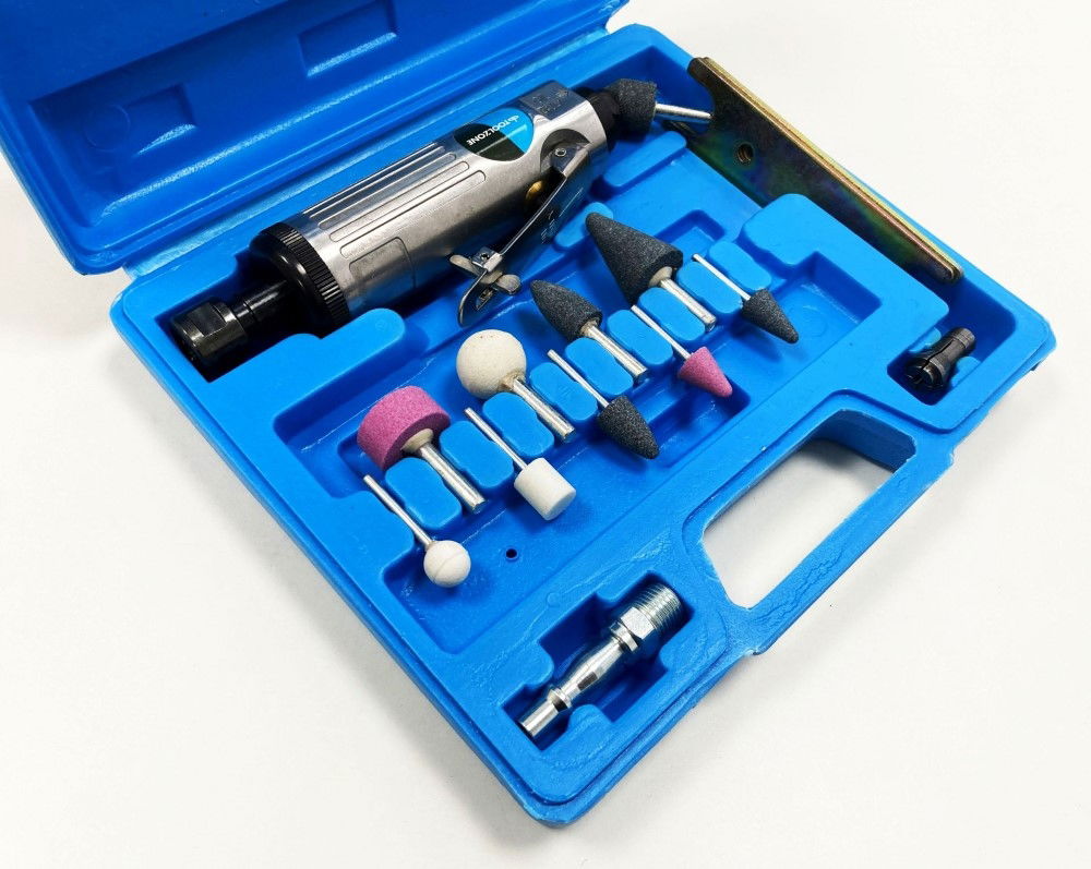 DIE GRINDER KIT 1/4 WITH 1/8 AND 1/4 COLLETS - TOOLZONE KDPAT021 thumbnail 10