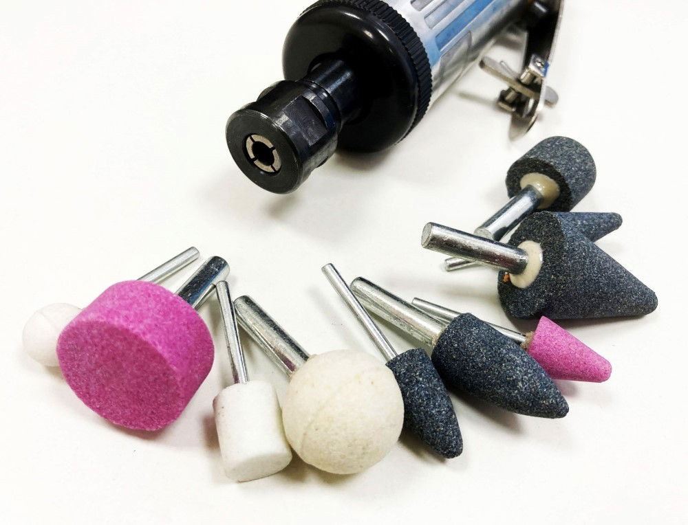 DIE GRINDER KIT 1/4 WITH 1/8 AND 1/4 COLLETS - TOOLZONE KDPAT021 thumbnail 8