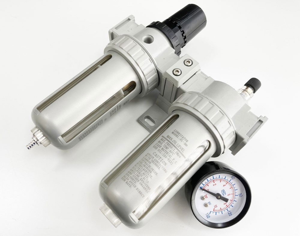 FILTER REGULATOR LUBRICATOR UNIT 1/4 AIR INLET MAX PRESSURE 140psi - TOOLZONE KDPAT059 thumbnail 7