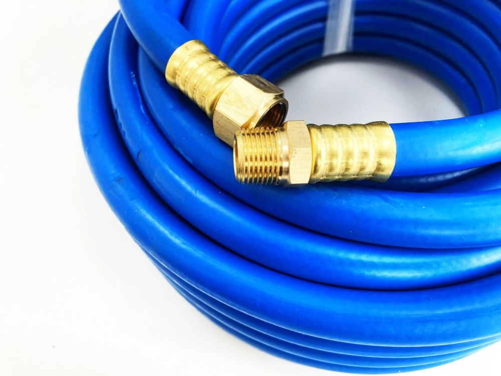 AIR HOSE 3/8 50ft HI VIS 3/8 BSP MALE AND FEMALE ENDS WORKING PRESSURE 20 bar - TOOLZONE KDPAT070 thumbnail 4
