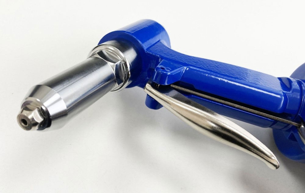 AIR HYDRAULIC RIVETER 3/16 CE APPROVED NOZZLE SIZES 2.4/3.2/4.0/4.8mm AIR INLET 1/4 bsp - TOOLZONE KDPAT075 thumbnail 5