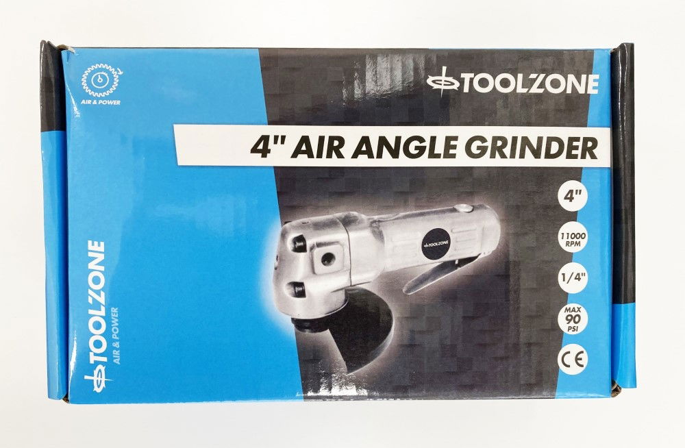 AIR ANGLE GRINDER 4 FREE SPEED 11000 rpm AIR INLET 1/4 DISC SIZE 4 - TOOLZONE KDPAT079 thumbnail 5