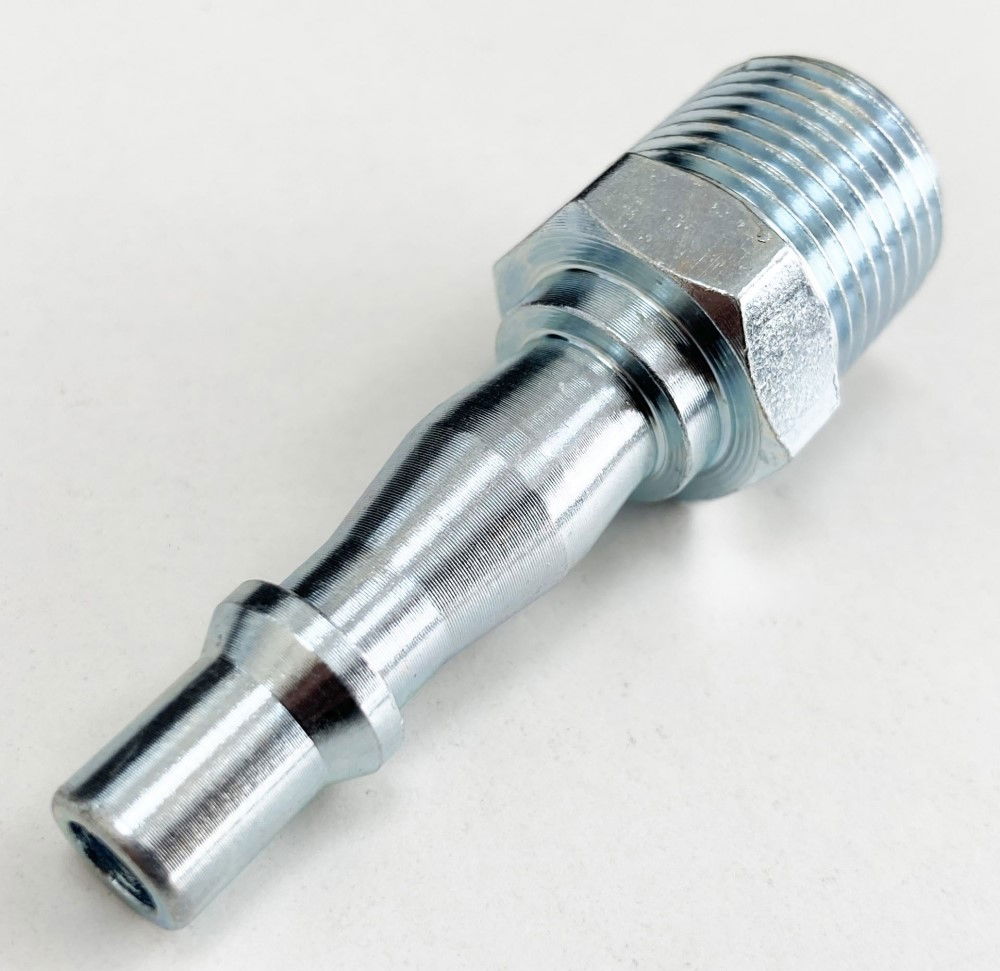AIR FITTING 3/8 bsp MALE ZINC PLATED STEEL SUITABLE FOR pcl FITTINGS - TOOLZONE KDPAT087 thumbnail 3