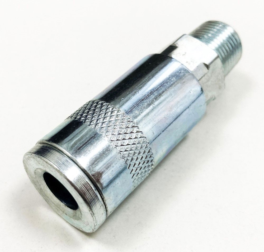AIR COUPLING 3/8 bsp MALE ZINC PLATED STEEL COMPATIBLE WITH pcl FITTINGS - TOOLZONE KDPAT089 thumbnail 2