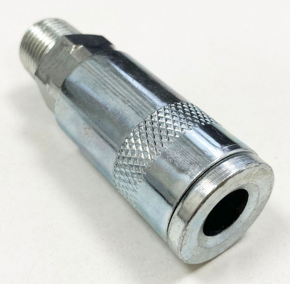 AIR COUPLING 3/8 bsp MALE ZINC PLATED STEEL COMPATIBLE WITH pcl FITTINGS - TOOLZONE KDPAT089 thumbnail 4