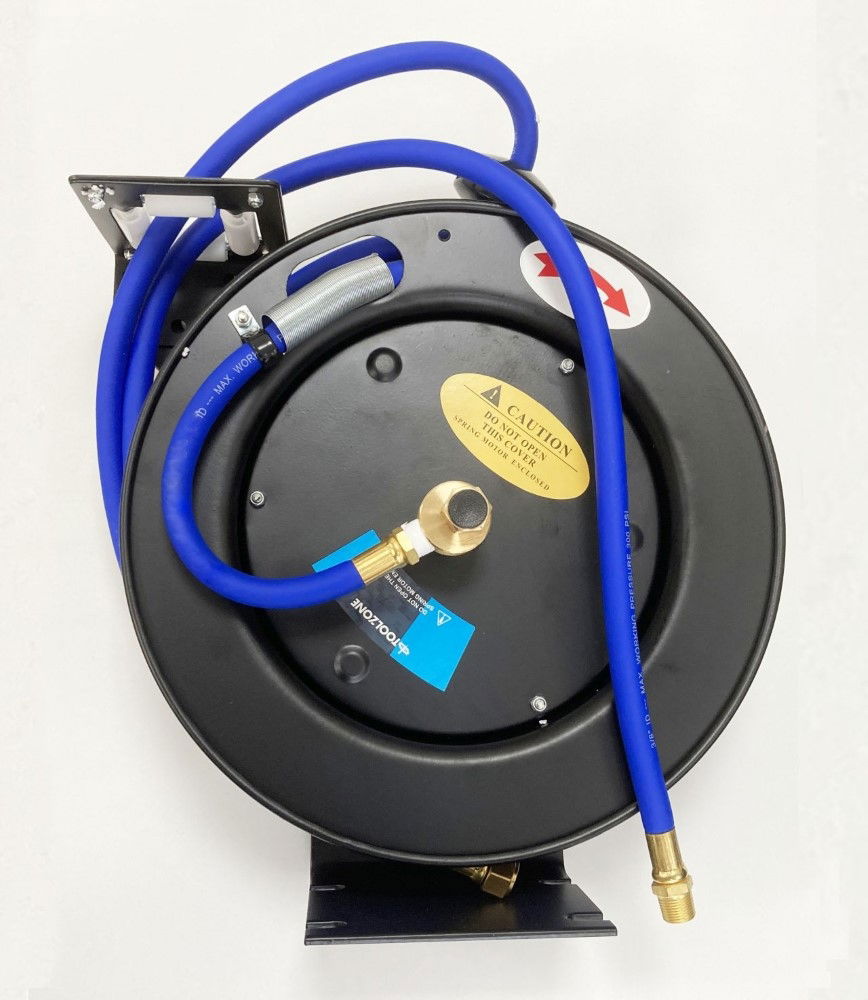 RETRACTABLE AIR HOSE 30ft 3/8 WORKING PRESSURE 300psi AUTO REWIND - TOOLZONE KDPAT102 thumbnail 6