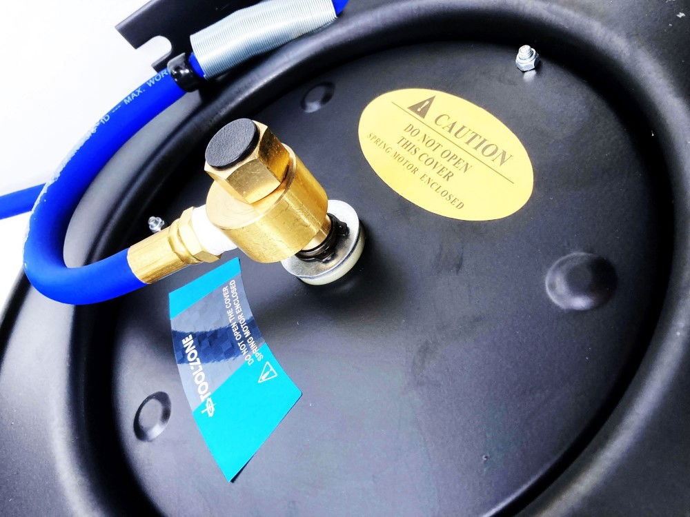 RETRACTABLE AIR HOSE 30ft 3/8 WORKING PRESSURE 300psi AUTO REWIND - TOOLZONE KDPAT102 thumbnail 7