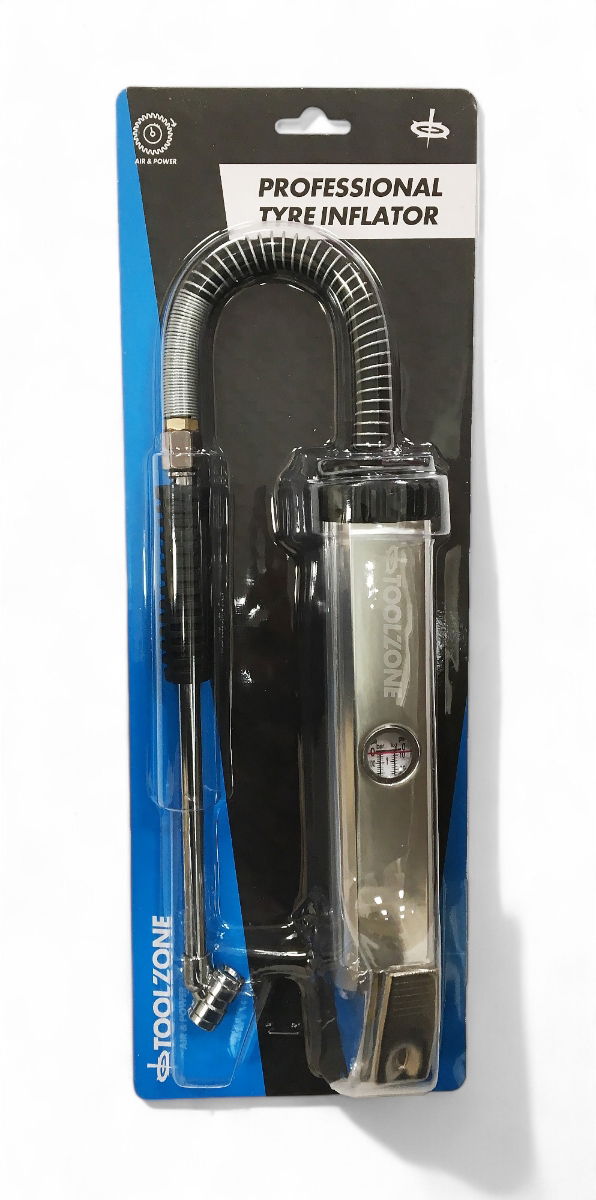 TYRE INFLATOR FORECOURT 0-160 psi ALUMINIUM BODY WITH GAUGE - TOOLZONE KDPAT103 thumbnail 10