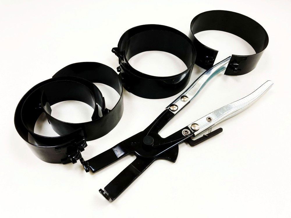 PISTON RING COMPRESSOR SET 7pc 73-111mm WITH PLIER - TOOLZONE KDPAU007 thumbnail 8