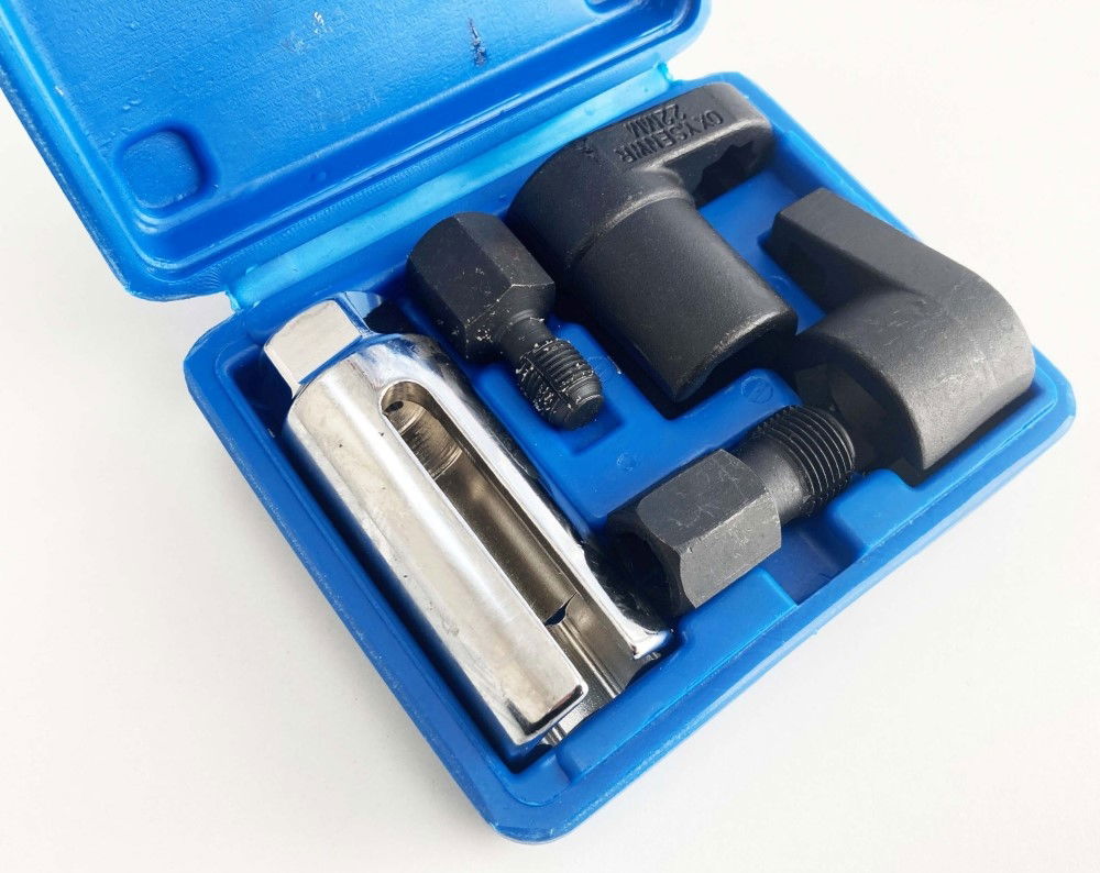 OXYGEN SENSOR AND THREAD CHASER SET 5pc INCLUDES 22mm SOCKETS - TOOLZONE KDPAU009 thumbnail 5