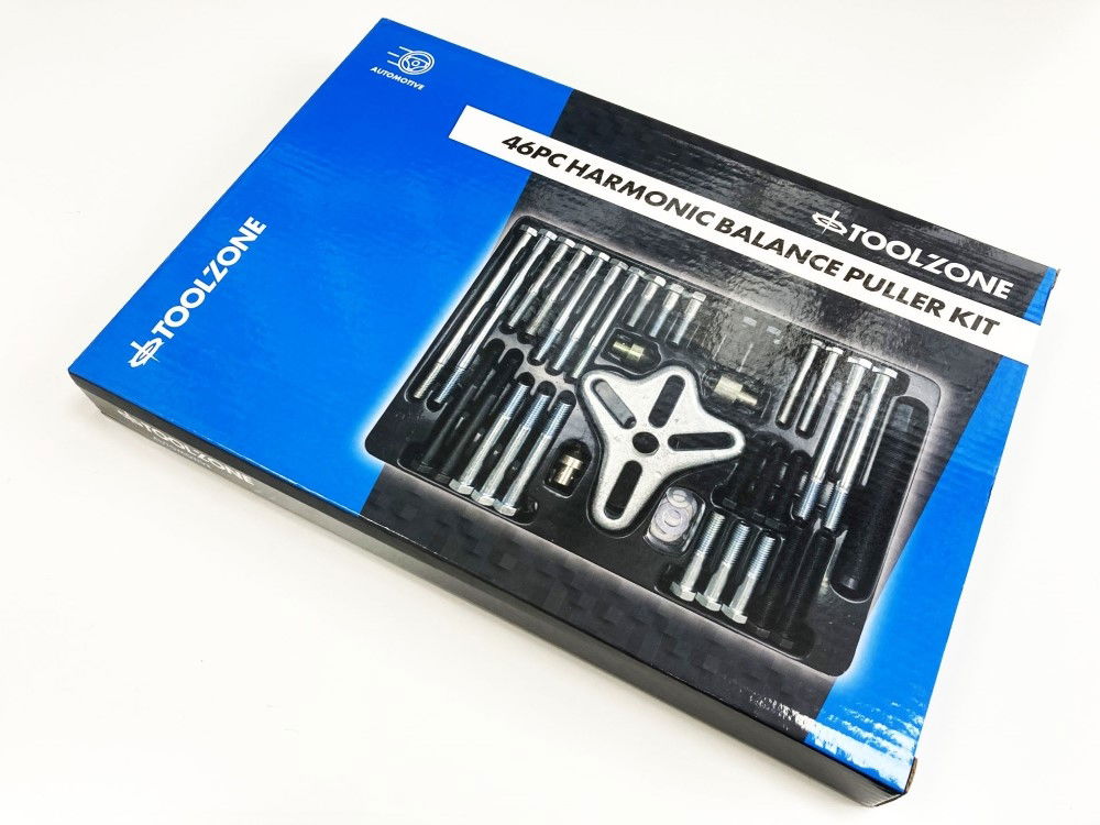 HARMONIC BALANCE PULLER SET 46pc FOR PULLEYS AND STEERING WHEELS - TOOLZONE KDPAU015 thumbnail 3