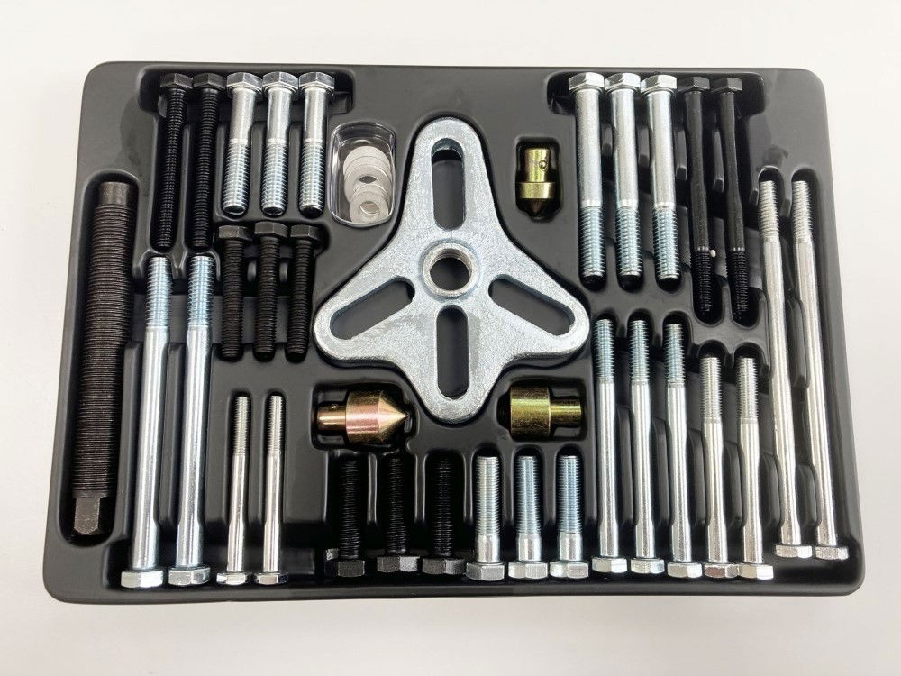 HARMONIC BALANCE PULLER SET 46pc FOR PULLEYS AND STEERING WHEELS - TOOLZONE KDPAU015 thumbnail 4