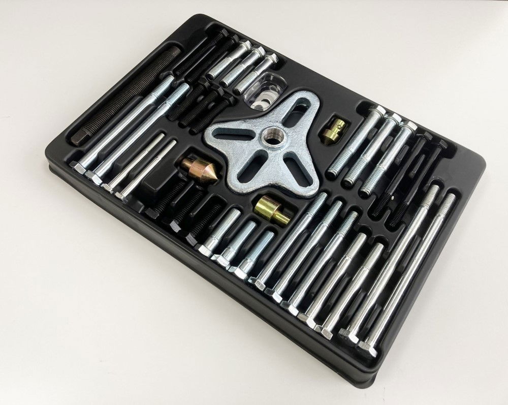 HARMONIC BALANCE PULLER SET 46pc FOR PULLEYS AND STEERING WHEELS - TOOLZONE KDPAU015 thumbnail 5