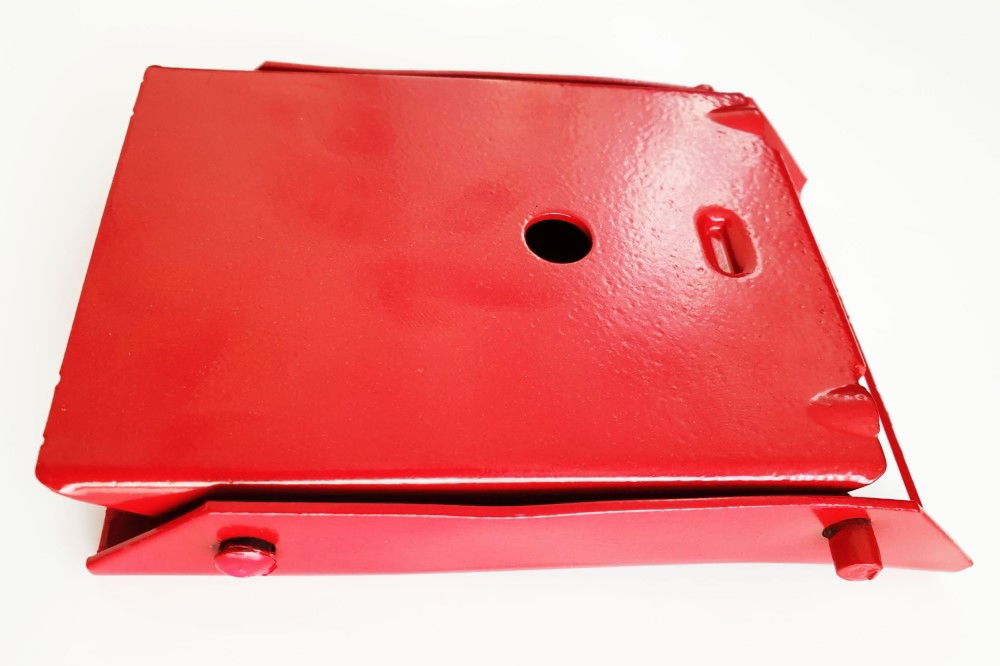 STEEL SAFETY WHEEL CHOCKS PACK OF 2 FOR VEHICLES - TOOLZONE KDPAU022 thumbnail 3