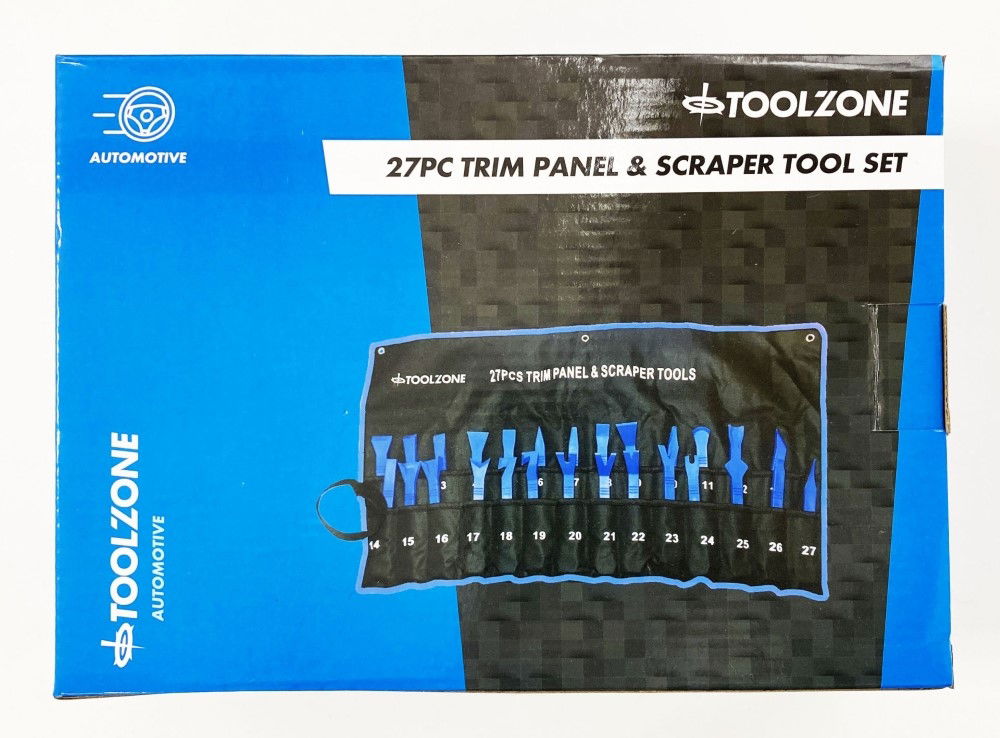 TRIM PANEL TOOL SET 27pc FOR PANEL AND DOOR REMOVAL - TOOLZONE KDPAU039 image 1