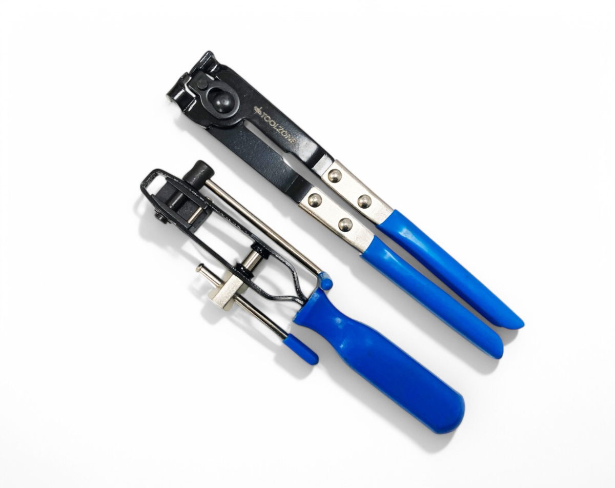 CV BOOT CLAMP PLIER SET 2pc WITH WINDER AND CUTTER - TOOLZONE KDPAU040 thumbnail 2
