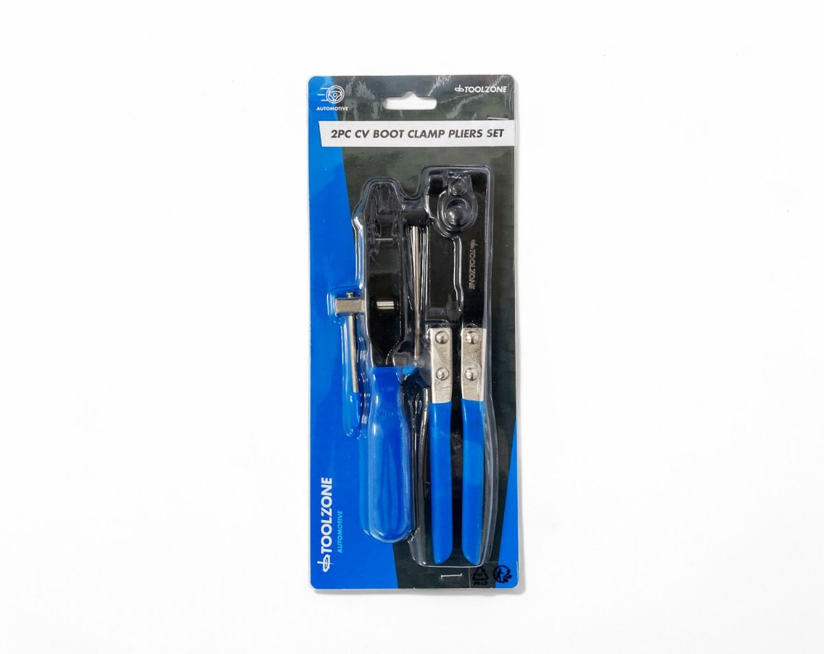 CV BOOT CLAMP PLIER SET 2pc WITH WINDER AND CUTTER - TOOLZONE KDPAU040 thumbnail 5