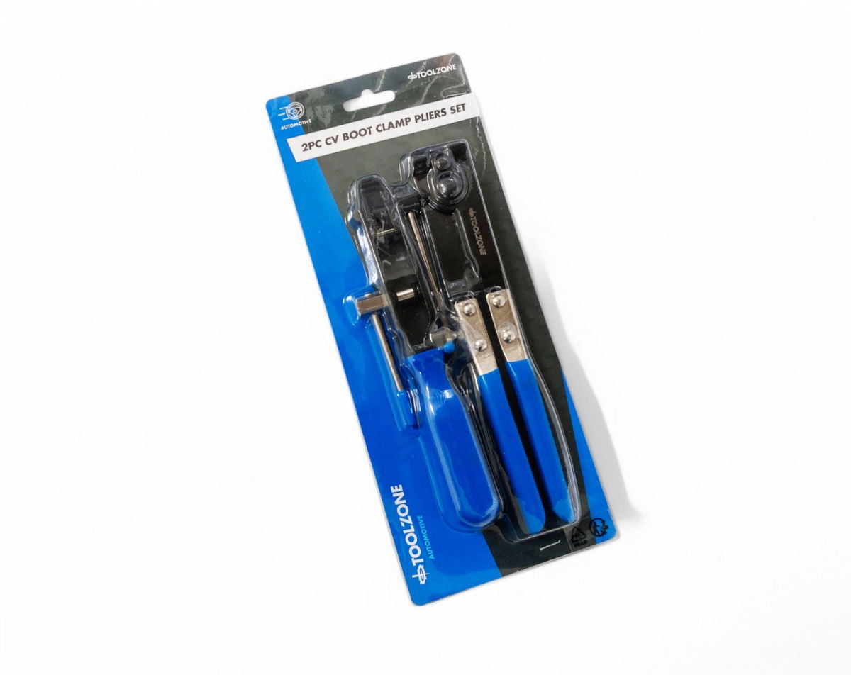 CV BOOT CLAMP PLIER SET 2pc WITH WINDER AND CUTTER - TOOLZONE KDPAU040 thumbnail 6