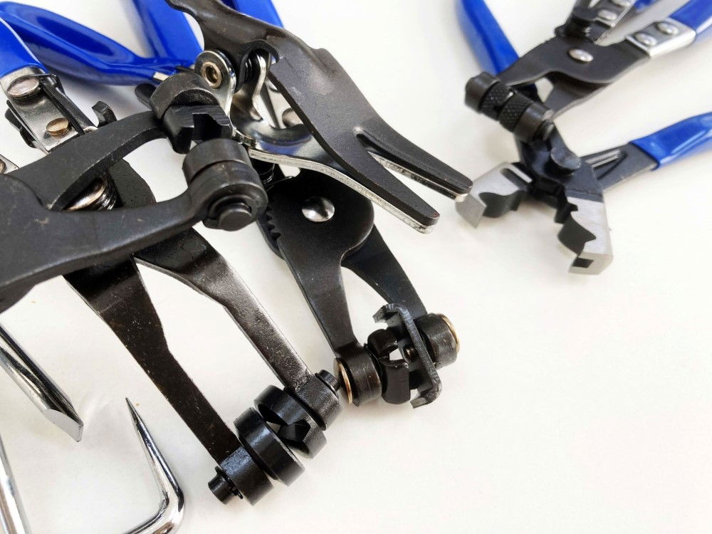 HOSE CLAMP PLIER SET 9pc WITH REMOVER AND SWIVEL JAW TOOLS - TOOLZONE KDPAU043 thumbnail 5