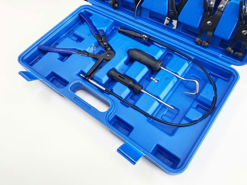 HOSE CLAMP PLIER SET 9pc WITH REMOVER AND SWIVEL JAW TOOLS - TOOLZONE KDPAU043 thumbnail 8
