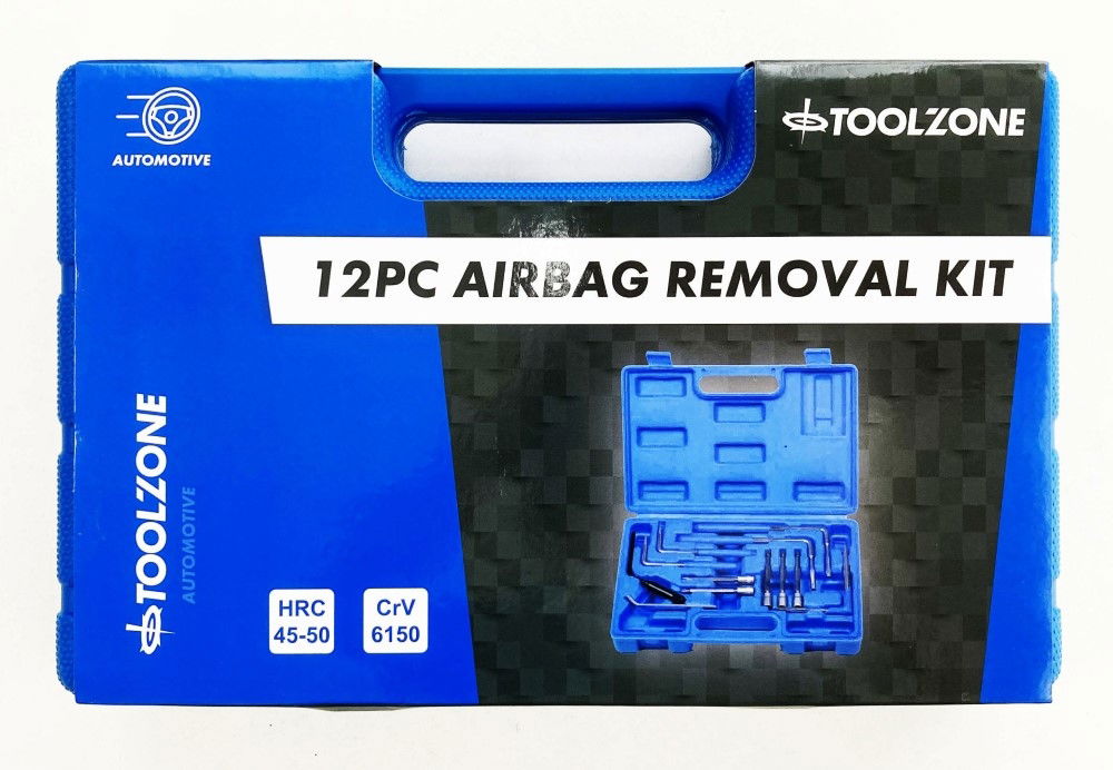 AIRBAG REMOVAL KIT 12pc TORX DRIVE WITH CASE - TOOLZONE KDPAU055 image 1