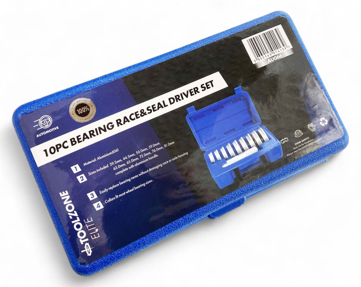 BEARING RACE AND SEAL DRIVER SET 10pc ALUMINIUM WITH HANDLE - TOOLZONE KDPAU066 thumbnail 3