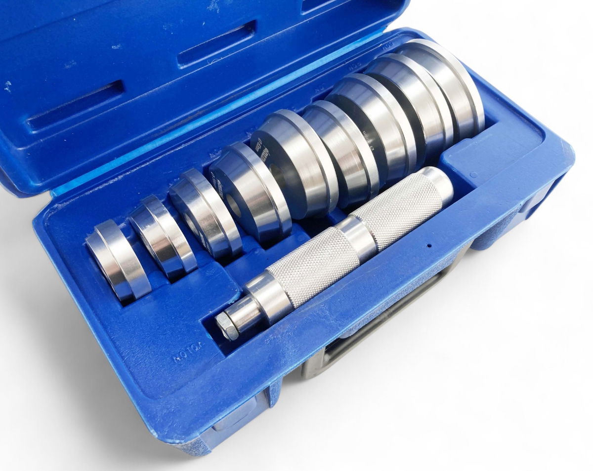 BEARING RACE AND SEAL DRIVER SET 10pc ALUMINIUM WITH HANDLE - TOOLZONE KDPAU066 thumbnail 4