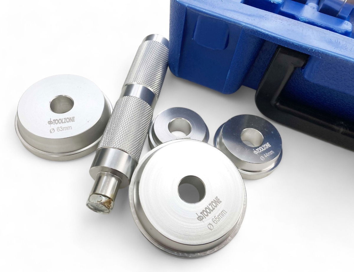 BEARING RACE AND SEAL DRIVER SET 10pc ALUMINIUM WITH HANDLE - TOOLZONE KDPAU066 thumbnail 5