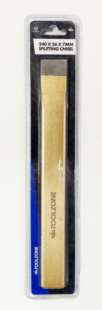 SPLITTING CHISEL CRV 240 x 26 x 7mm - TOOLZONE KDPAU078 image 1