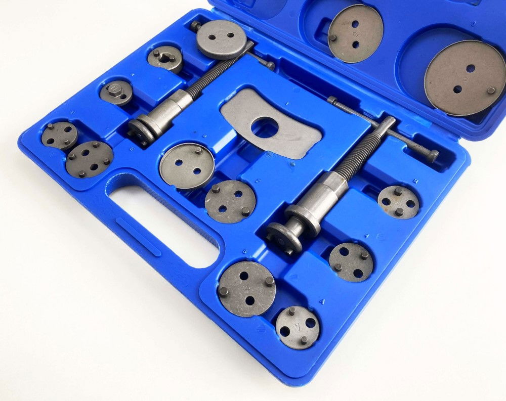 BRAKE CALIPER WIND BACK TOOL SET 18pc WITH ADAPTORS - TOOLZONE KDPAU081 thumbnail 4