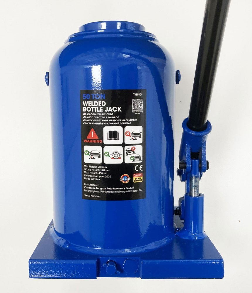 HYDRAULIC BOTTLE JACK 50 TON MIN HEIGHT 300mm LIFT 180mm - TOOLZONE KDPAU085 thumbnail 7