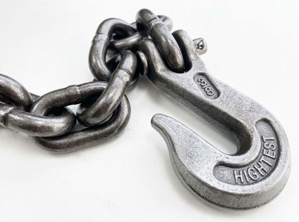 TOWING CHAIN 14ft x 3/8 WITH HOOKS - TOOLZONE KDPAU114 thumbnail 4