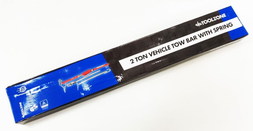 VEHICLE TOW BAR 2 TON WITH SPRING - TOOLZONE KDPAU118 thumbnail 2
