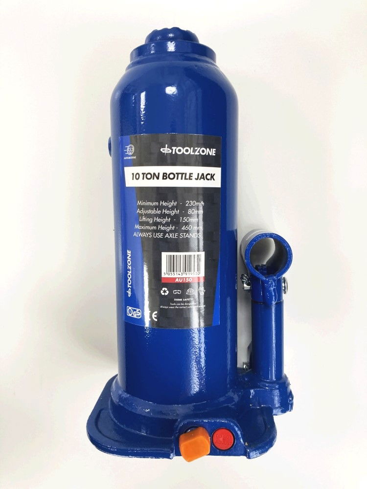 BOTTLE JACK 10 TON min height 230mm max height 460mm - TOOLZONE KDPAU150 thumbnail 4