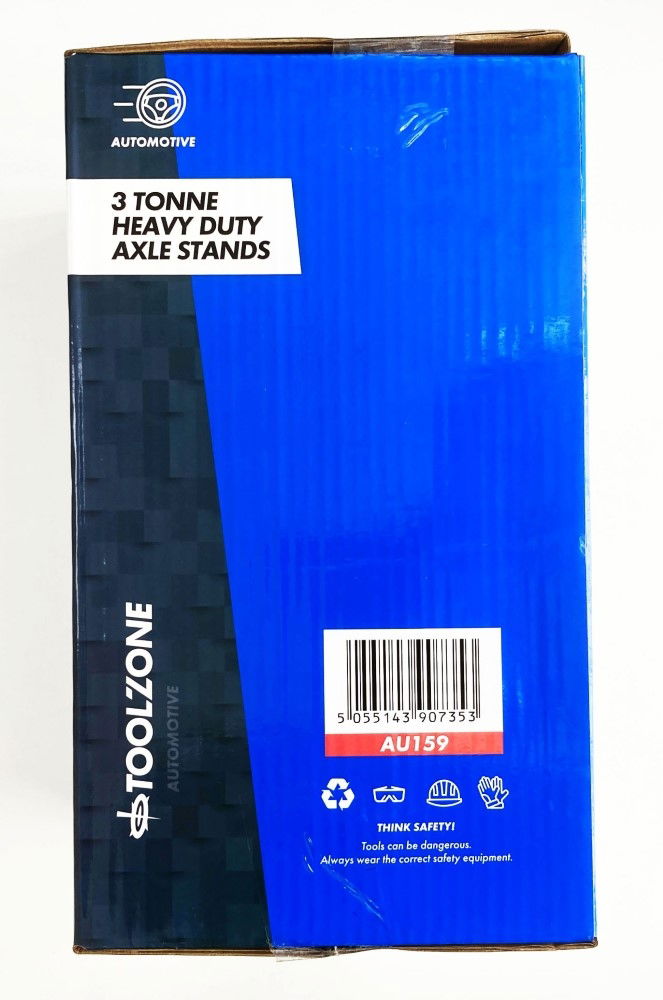 AXLE STANDS 3 TON 1 PAIR - TOOLZONE KDPAU159 thumbnail 2