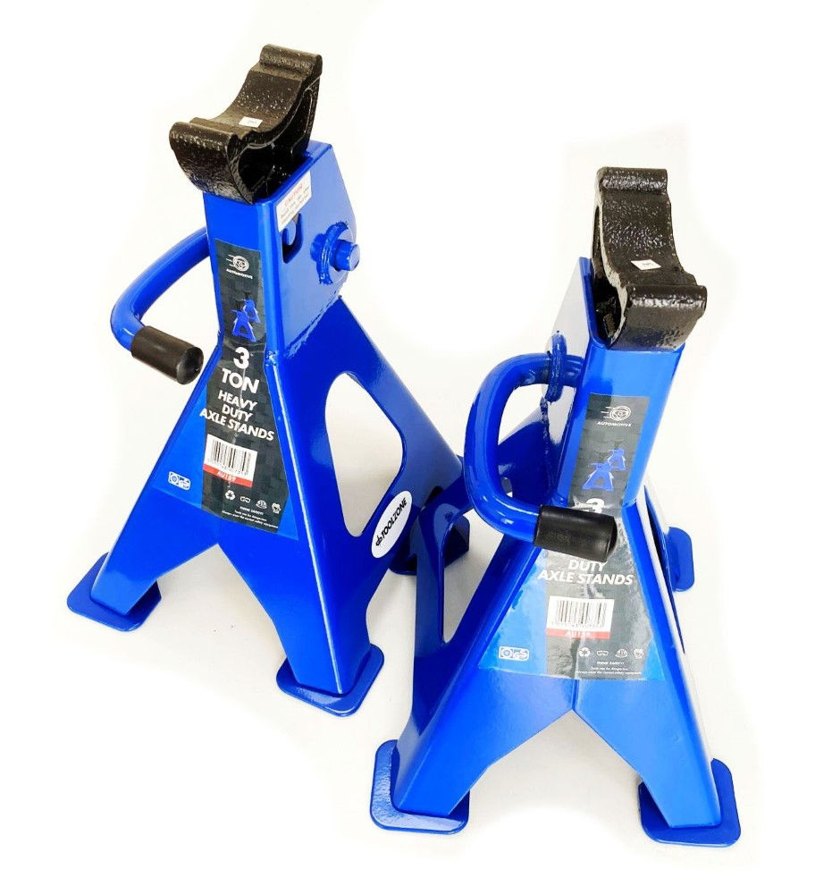 AXLE STANDS 3 TON 1 PAIR - TOOLZONE KDPAU159 thumbnail 3