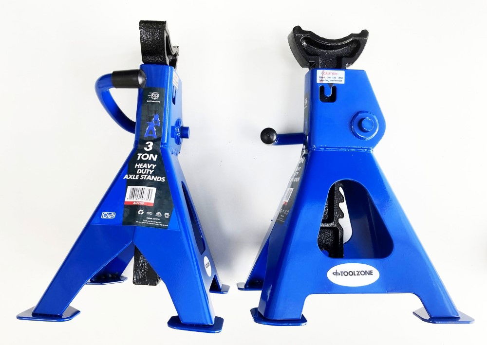 AXLE STANDS 3 TON 1 PAIR - TOOLZONE KDPAU159 thumbnail 4