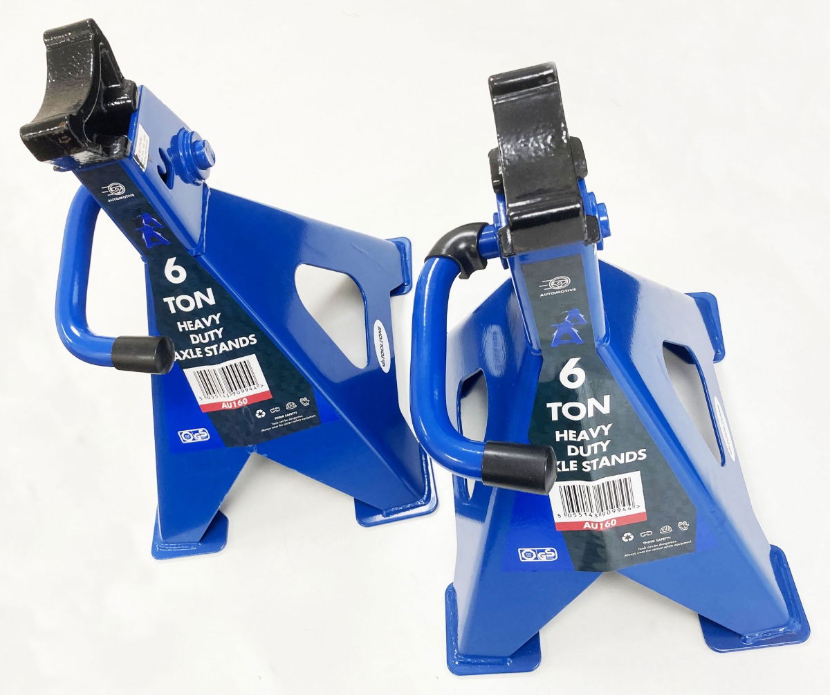 AXLE STANDS 6 TON 1 PAIR - TOOLZONE KDPAU160 thumbnail 2