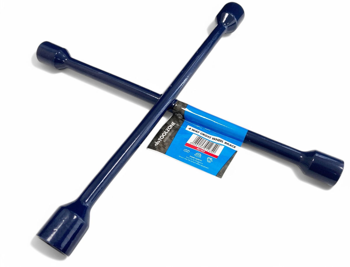 CROSS WHEEL BRACE 14 17mm 19mm 21mm 23mm lacquered - TOOLZONE KDPAU162 thumbnail 2